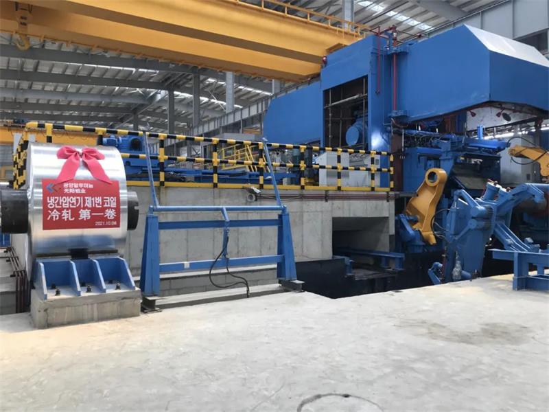 明泰鋁業(yè)境外全資子公司韓國光陽鋁業(yè)冷軋機(jī)成功穿帶！