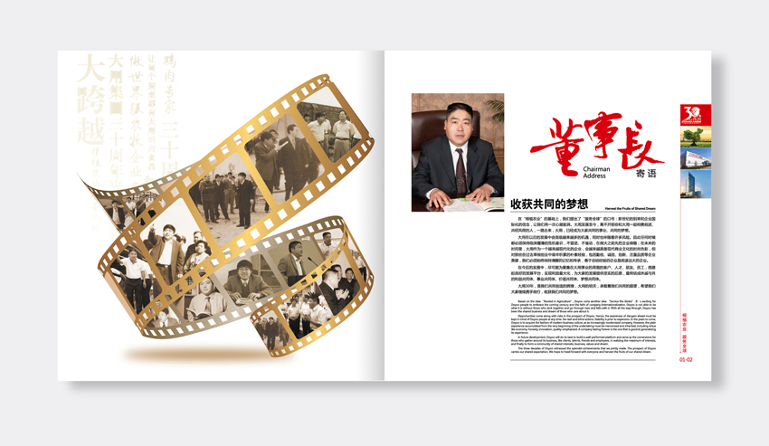 單位30周年紀(jì)念冊(cè)設(shè)計(jì)